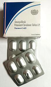 Amoxycillin and Potassium Clavulanate Tablets (625 mg)